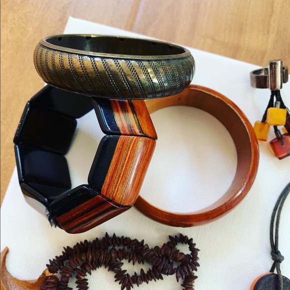 Lot of Vintage Boho Costume Fashion Statement Jewellery - Picture 9 of 11